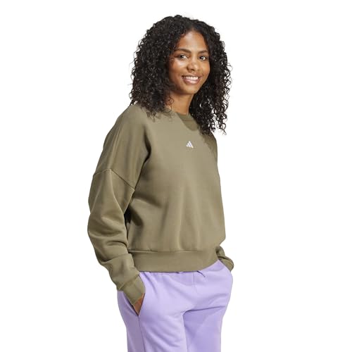 adidas Women’s Essentials Small Logo Feel Cozy Sweatshirt - Image 4