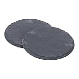 BESTonZON 2Pcs Natural Stone Basking Platform for Reptiles Lizard Turtle Gecko Snake Feeding Dish Design for Habitat Decoration and Daily Use