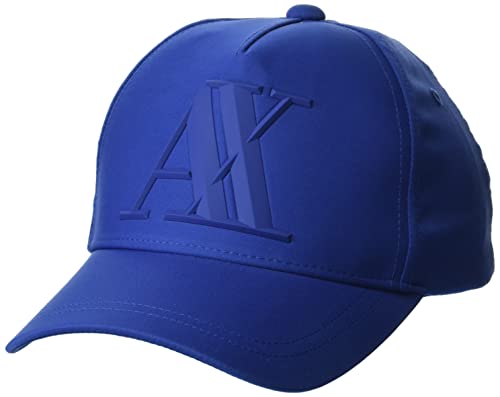 A|X Armani Exchange mens 3d Rubber Ax Tonal Logo Hat Baseball Cap
