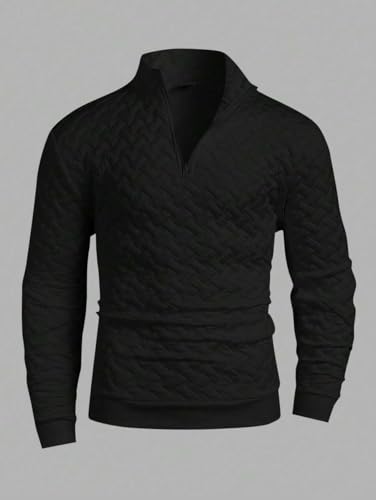 Image of Tagas Men's Textured Zig-Zag Knit White Sweater|Sweatshirt for Mans|Mans Winter wear| Round Neck|