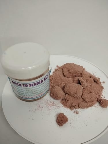 Back to Sender Ritual Powder, Concentrated Spiritual Bath Salt, 2 oz