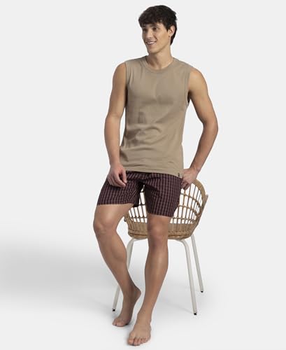Image of Jockey 9930 Men Super Combed Cotton Rib Solid Round Neck Muscle Vest Regular Fit