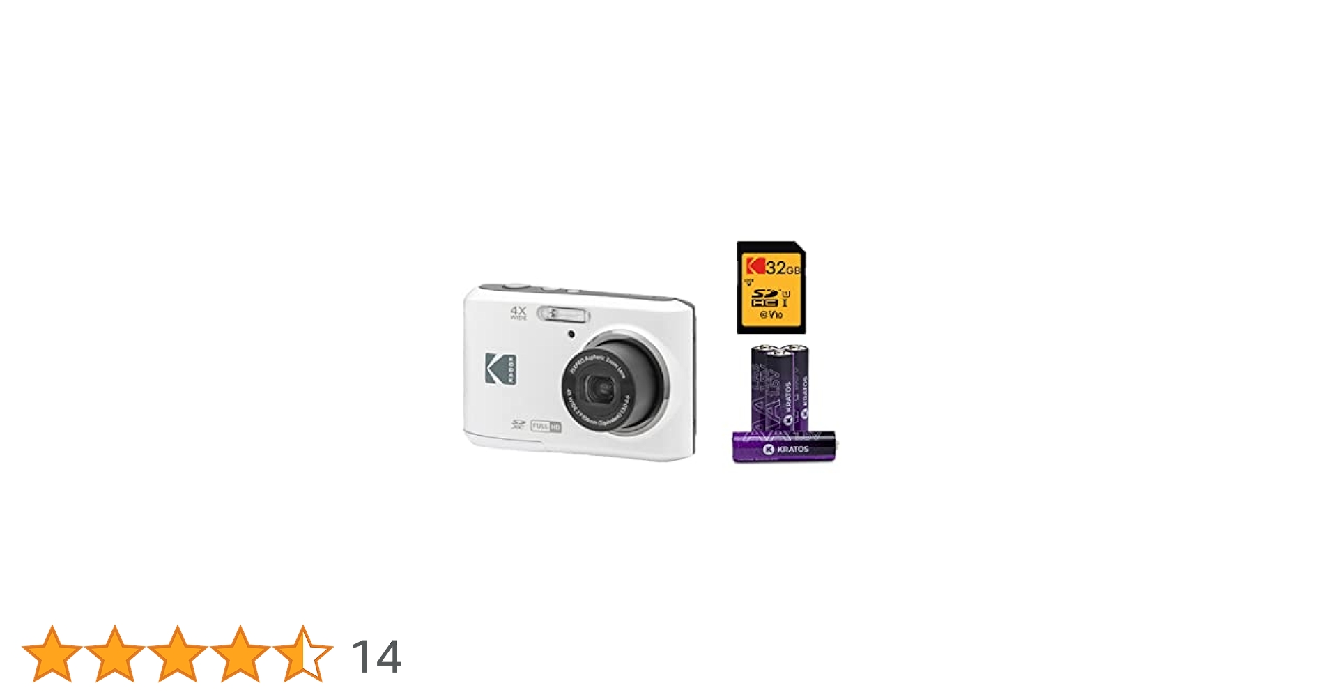 Amazon | KODAK PIXPROフレンドリー ズーム FZ45-WH 16MP