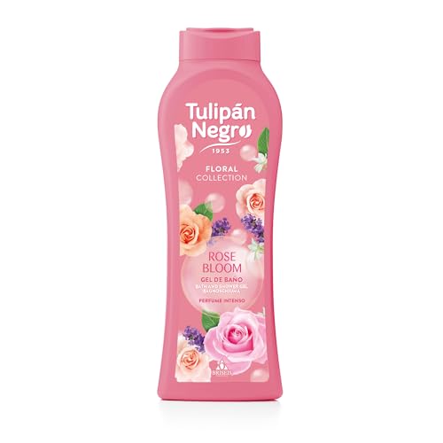 Tulipán Negro – Gel de Baño Hidratante Rose Bloom 650 ml | Fragancia Floral Duradera | Cuidado Corporal Diario
