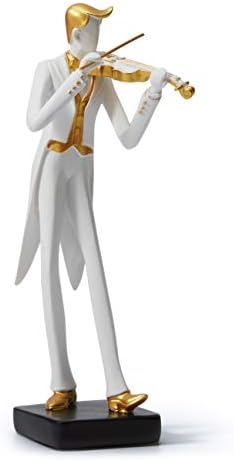 Amoy-Art 3pcs Note de Musique Décor Sculpture Music Figurine Statue