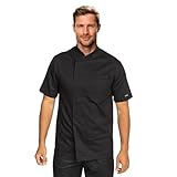 Photo Gallery palltex koto ss 100% cotone giacca cuoco uomo e donna unisex con i bottoni automatici giacca da cuoco ristorante divisa da cuoco a maniche corti, nero, xxxl Photo Gallery palltex koto ss 100% cotone giacca cuoco uomo e donna unisex con i bottoni automatici giacca da cuoco ristorante divisa da cuoco a maniche corti, nero, xxxl