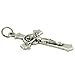 Lot of 100 Saint St Benedict Rosary Crucifix Cross Pendants Charms - 1.5
