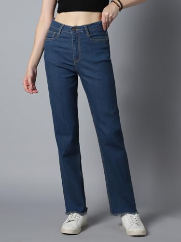 Image of HIGH Star Women's Straight Fit Mid Rise Jeans