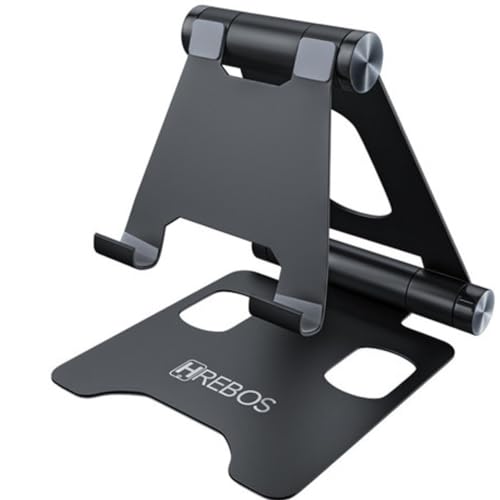 Suporte de Mesa Metal Alumínio Celular Tablet Ipad Iphone Paperwhite Escritório Ajustável Reforçado