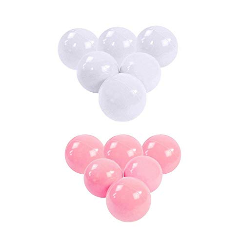 Matefielduk 100pcs Bolas Piscina Infantil Plástico para Niño,Pelotas Multicolores de Plástico del Océano,Piscina para Niños,Juguetes de los Niños