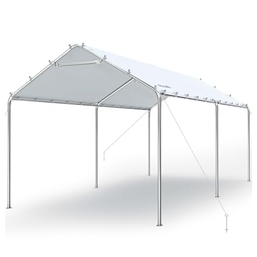 Quictent 10'X20' Heavy Duty Carport Car Canopy Party Tent Boat Shelter