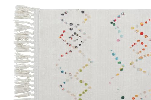Tapis de qualité supérieure 600 gsm au design losanges raffiné 120x180