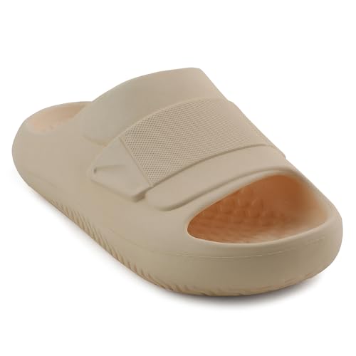 Image of Liberty A-HA DREAMWALKM Casual Slider For Men - Black, Grey, Dark Grey & Khaki | Slip-on /Flip Flops - Durable and Lightweight | Comfortable and Soft Outsole for Everyday Wear - Stylish Footwear