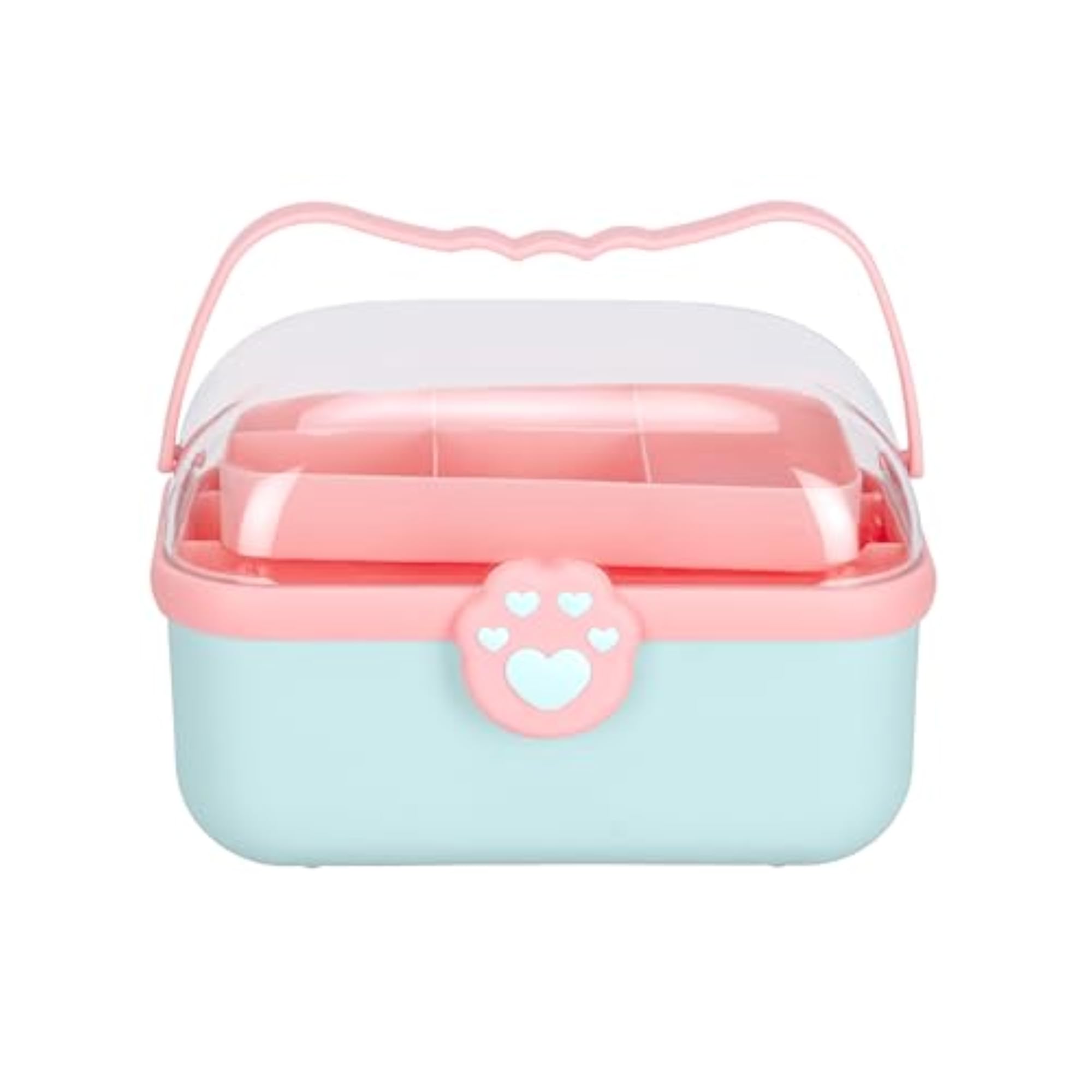 Portable Craft Art Box Tackle Storage Bin for Girls