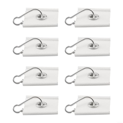Double Sided Hooks for Canopy Rail Compatibility, Enhance Your For Camping Experience (White)