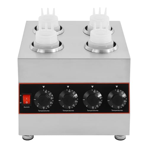 Electric Sauce Warmer Dispenser with Adjustable Temperature