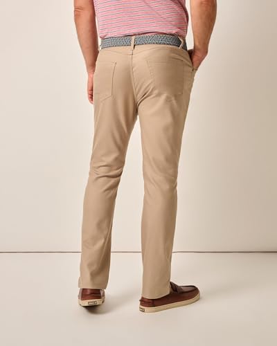 johnnie-O Newport 5-Pocket Cotton Pants Khaki / 36/323