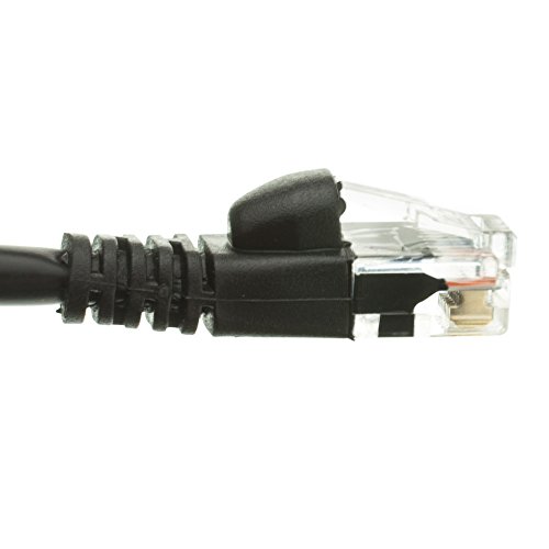 Cable Ethernet Cat5e UTP 22.86 m con conector RJ45 negro miniatura 3