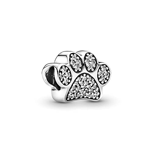 Heart Charm 925 Sterling Silver Openwork Bead for Charm Bracelets and Necklaces with 5A Cubic Zirconia, Birthday Mothers Day Jewelry Gifts Women Girls