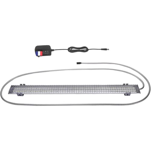 Lampe pour Cage à Oiseaux HappyBird Lighting avec Protection Anti-Morsure – Lampe LED Plein Spectre pour Animaux – Sécurisée pour Les Oiseaux à Crochet –...