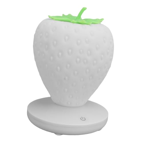Lámpara de noche de fresa recargable USB LED miniatura 3