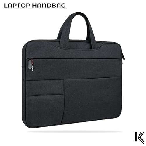 Image of Kraptick Laptop Bag with Handle for Men, Laptop Sleeve Bag, Hand Messenger Bag, Laptop Case for Girls, Laptop Carry Tote Bag with 15.6 Inch Laptop Compartment and Sleek Classic Design