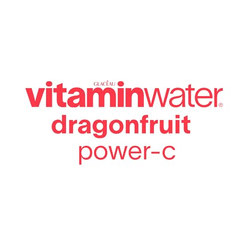 Image of Vitaminwater Zero Power-c, Dragonfruit Flavored, Electrolyte Enhanced Bottled Water with Vitamin b5, b6, b12, 20 Fl Oz, 12 Pack