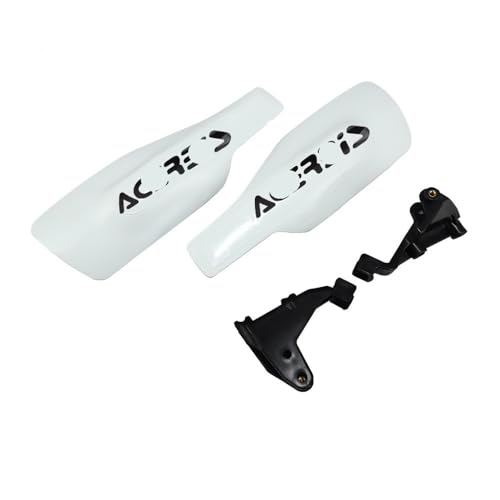 Protège-mains blanc guidon moto cross FC250 FC450 TC250 TX300 FX350 16-17