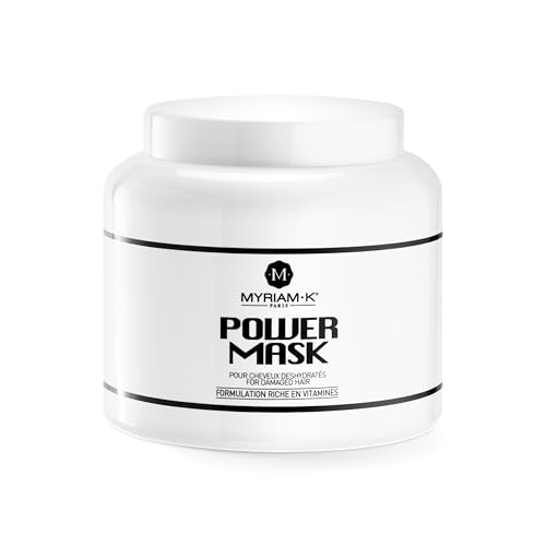 MYRIAM K PARIS Power Mask 1L – Masque Réparateur Intensif Anti-Casse, Soin Cheveux Secs et Abîmés à la Kératine & Protéines Végétales – Hydrate, Renforce & Protège - Soin Professionnel