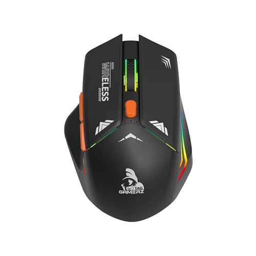 TAG Gamerz WM800 Mouse with 2.4 GHz Wireless (Connectivity), Rechargeable Battery, RGB Lights, Adjustable Optical 1600 DPI, for Laptop, PC, Tablet, Smartphone (B0D1Y74M2M) Amazon Price History, Amazon Price Tracker