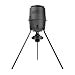 Moultrie 250 lb. Gravity Deer Feeder - Tripod Game Feeder - Easy Conversion Adapter - Protein Pellet Ready - Rugged No-Power Setup for Deer Management