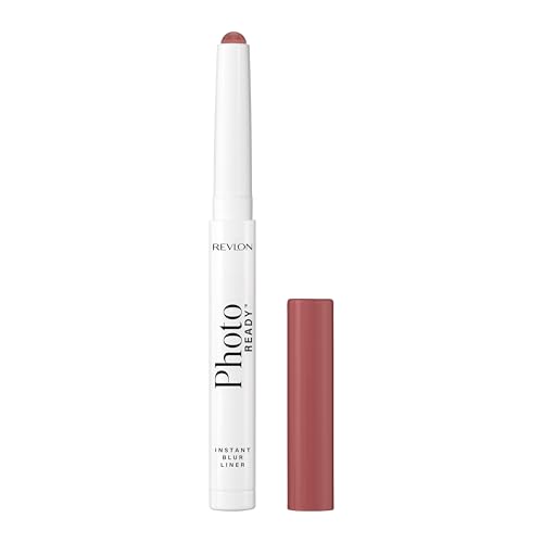 REVLON PhotoReady Instant Blur Liner Soft Matte Lip Makeup to Overline for Instant Natural Fuller-Looking Lips Sheer-to-Buildable 001 Dewy 0.05 oz