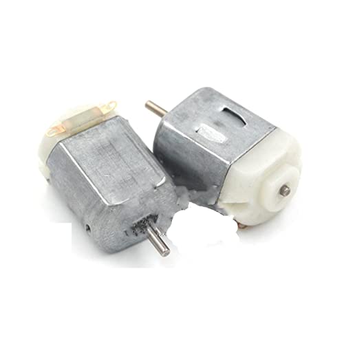 ミニモーター 1-6v DCモーター 130 DCモーター おもちゃの車用電子部品キット マイクロカーモーター 2パックDIYエンジン付き ZFUGEDRLI