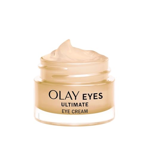 Olay Ultimate Eye Cream Eye Cream for Dark Circles Wrinkles & Puffiness with Anti-Ageing Peptides and Nurturing Vitamins. Renews Depuffs and Hydrates Fast-Absorbing & Fragrance Free 15ml