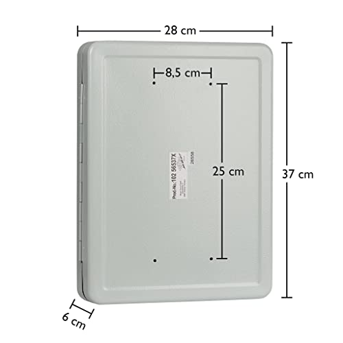 Armario para llaves Wedo para 70 unidades en chapa de acero gris 3