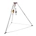 Confined Space Tripod Kit,1800Lbs Winch Sewer Rescue Tripod with Fall Arrester & Self-Locking Device,661.39Lbs Manual Rescue Tripods with 2 Storage Bags,Lifting Equipment for Rescue Work (1800Lbs)