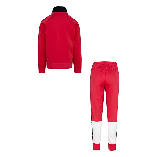 Jordan Girl's Jumpman Air Blocked Tricot Set (Little Kids) Very Berry 6X Little Kids3