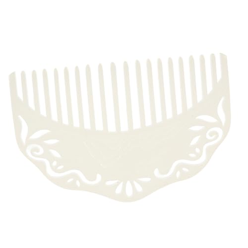 Ipetboom Ancient Style Comb Decorative Women Hairpin Women Headpiece Side Hair Combs Female Headdress Resin White
