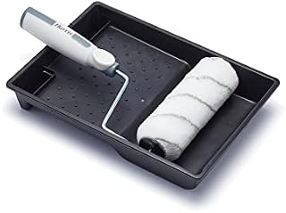 Harris Seriously Good Walls & Ceilings Medium Pile Roller Set | Includes 7" Tray, Frame, 1 x 7" Paint Roller Sleeve