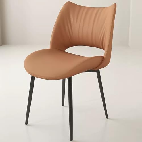 Sillas de Comedor Modernas tapizadas para Cocina, con Espuma de Alta resiliencia, Patas de Metal Delgadas y Respaldo ergonómico, para Restaurante, Sala de Estar, Dormitorio, balcón