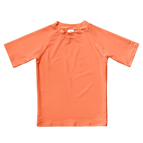Snapper Rock Boys' Tangerine Ss Rashguard Top (Toddler/Little Big Kids)