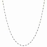 Hauptstein: Diamant. Halskette mit Briolette-Anhänger 14 Karat Weißgold, braune Diamanten, 46 cm (6,65 Karat)