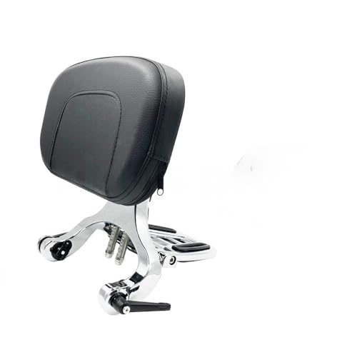 Dossier passager moto réglable et polyvalent pour Softail, Sportster et Touring