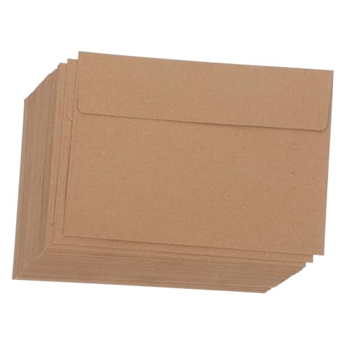 Enveloppes Kraft Papier Robuste Autocollant fini les déchirures pour invitations et vœux