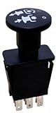 430-798 532174651 PTO Switch Fits Craftsman POULAN Delta Husqvarna 5022180 Murray 6201316MA 94927 94927MA Scag 481687 483162 483957 Black