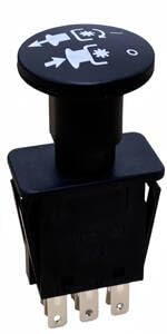 430-798 532174651 PTO Switch Fits Craftsman POULAN Delta Husqvarna 5022180 Murray 6201316MA 94927 94927MA Scag 481687 483162 483957 Black