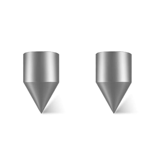 Driving Spikes For Installing Copper Ground Rods, Strengthen Steel Pointed End, Drilling Tip for 1/2’’, 5/8’’, 3/4’’ Copper Grounding Rod (2pcs spike for 1/2’’ rod)