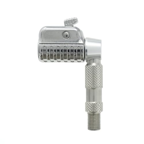 Image of Prestacycle Pro Schrader Head - Auto-Lock Valve Connector for Bike & Car Tires, High Flow Schrader Valve Adapter, Durable Pump Accessory