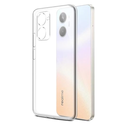 Image of COVERBLACK Rubber Back Cover for Realme RMX3630 / Realme 10 4G - Transparent