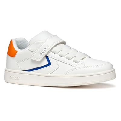 Geox J Eclyper Boy A  Zapatillas Niños  White Lt Orange  27 EU